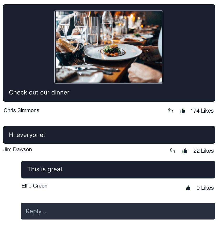 Chat Module Screenshot