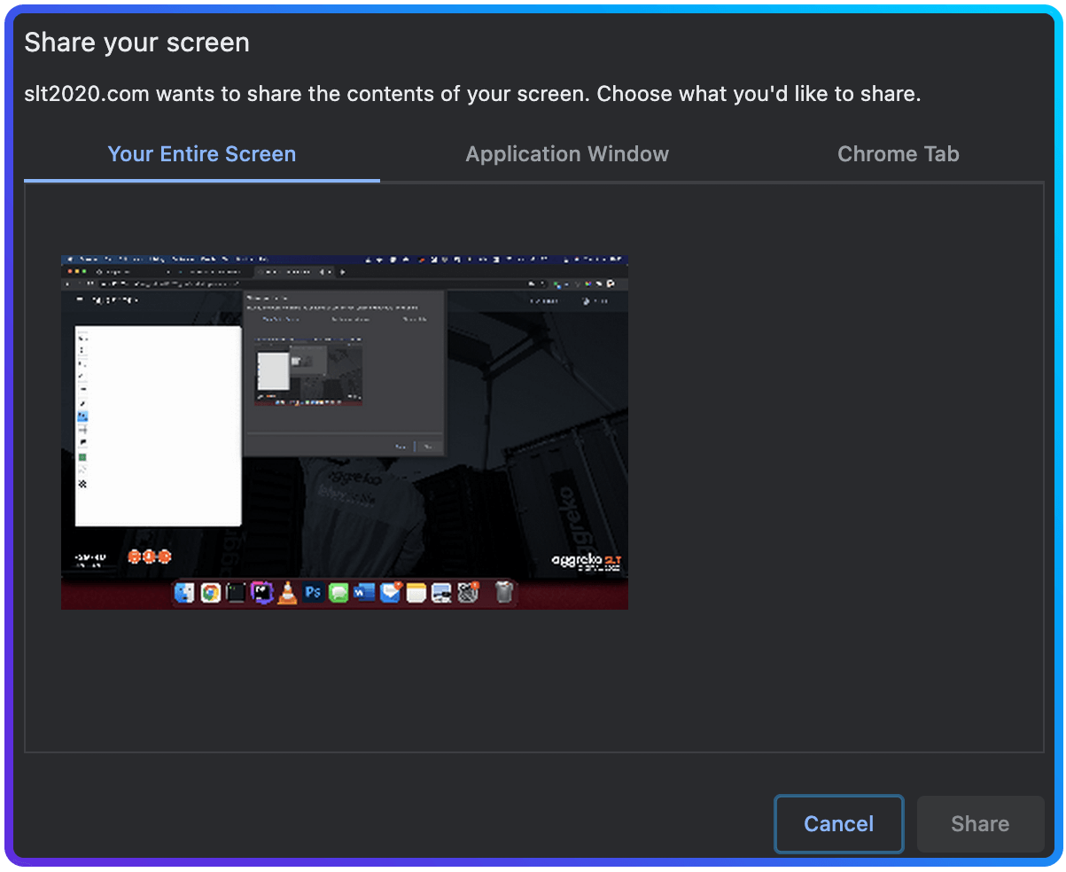 Screenshare Screenshot